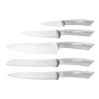 Classic Steel 6 Piece Knife Block Set