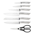 Classic Steel 8 Piece Eclipse Knife Block Set