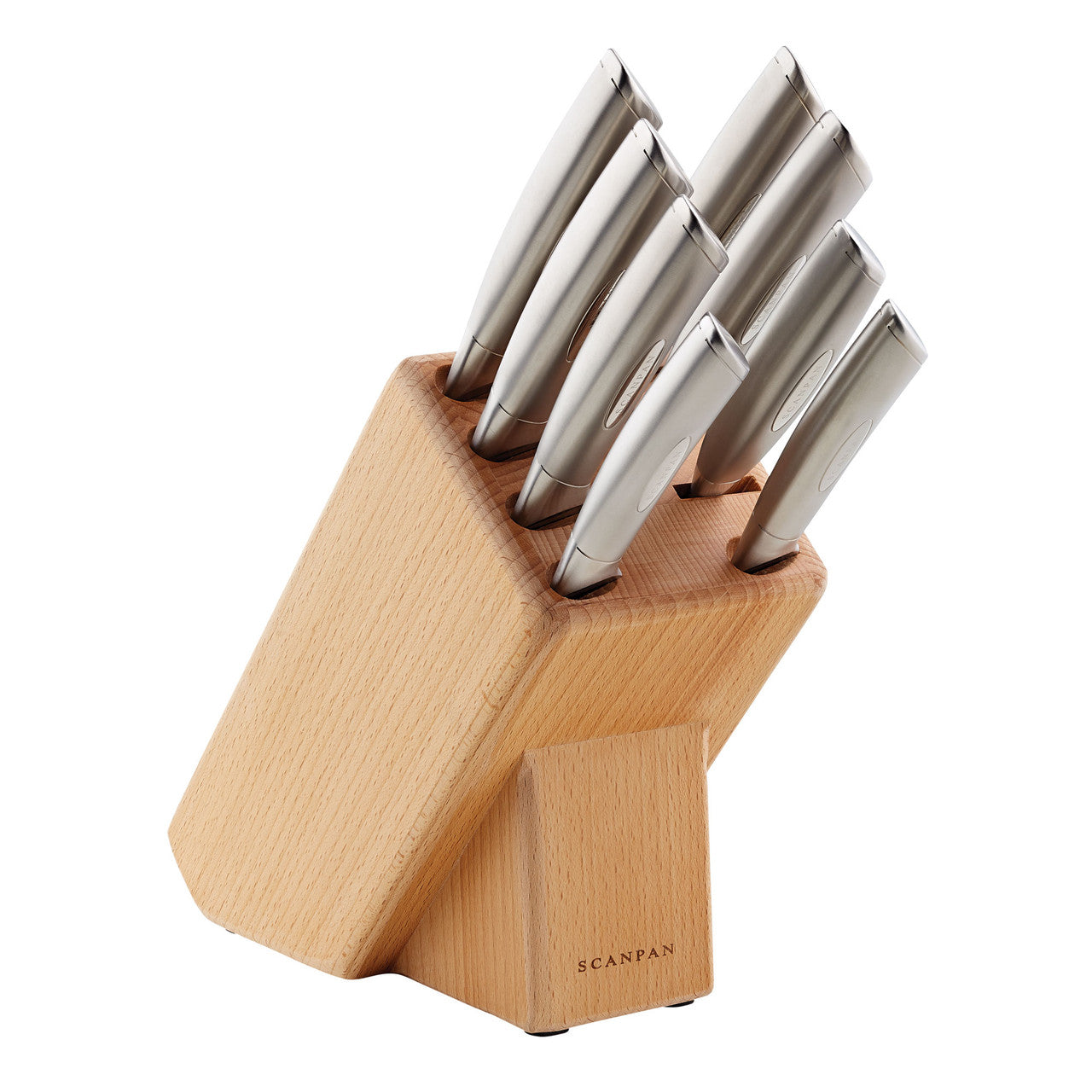 Classic Steel 9 Piece Knife Block Set $259 ($879) + more clearance Scanpan deals