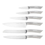 Classic Steel 7 Piece Step Knife Block Set
