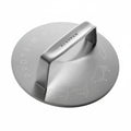 Silver kitchen tool with 'Scanpan' branding on a white background