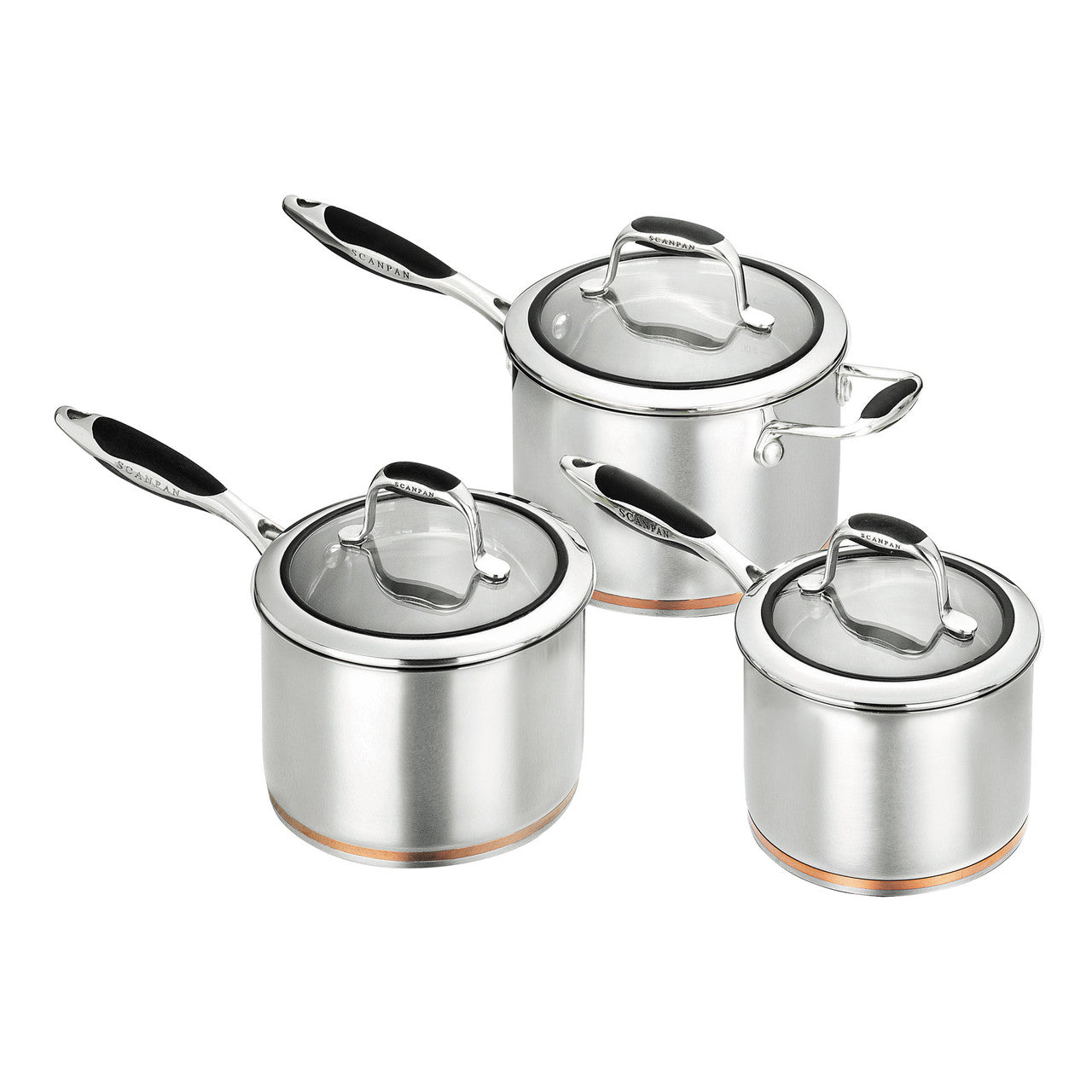 Coppernox 3 Piece Saucepan Set – Scanpan