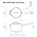 ELEKTRA Saucepan with Helper Handle