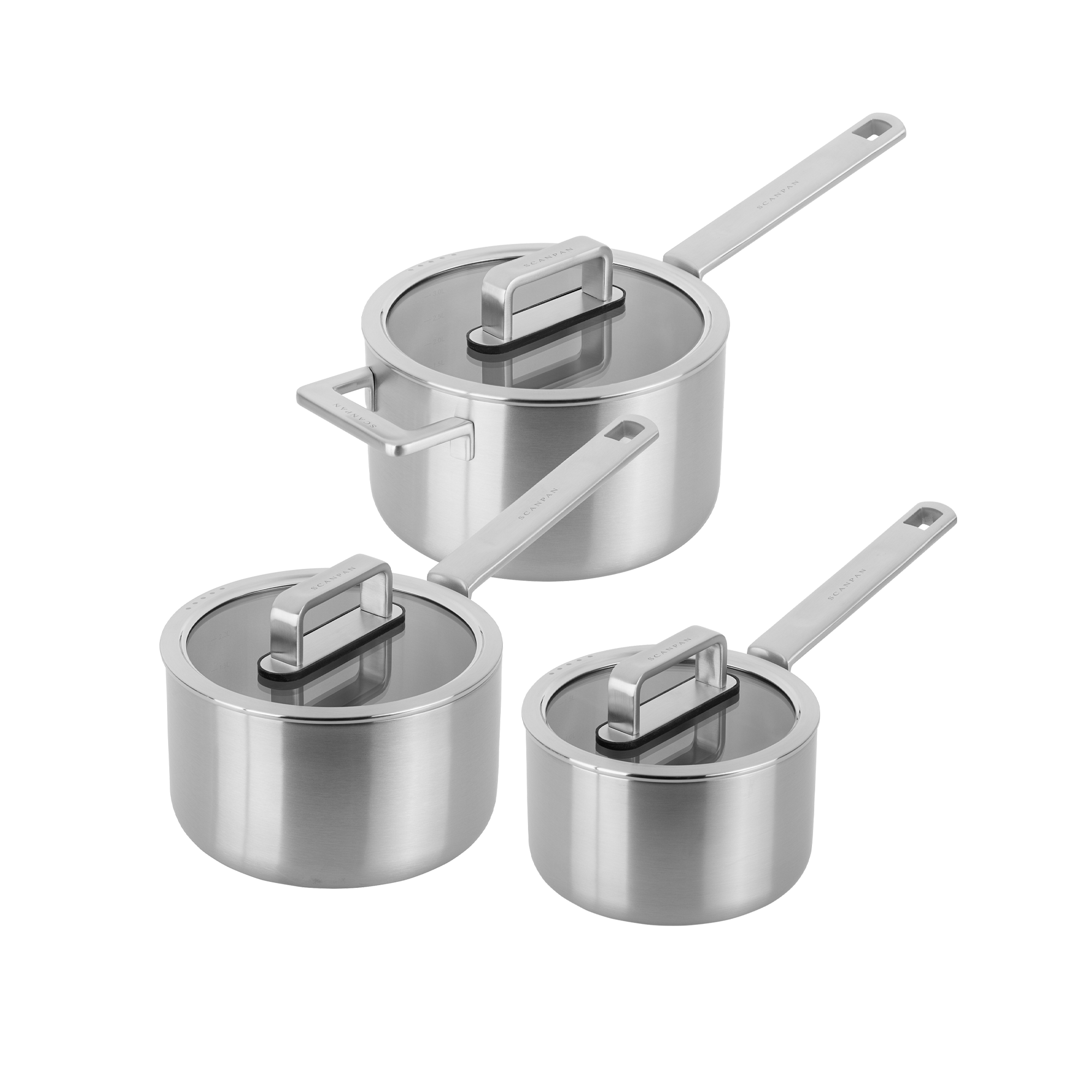 ELEKTRA 3 Piece Saucepan Set