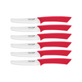 Spectrum Steak Knife 6 Piece Set 10cm Red